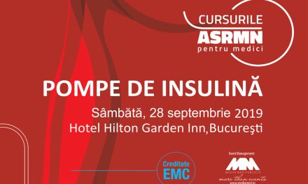Cursul de pompe de insulină şi Cursul de pompe de insulină augmentate cu senzori: 28 septembrie, Hotel Hilton Garden Inn