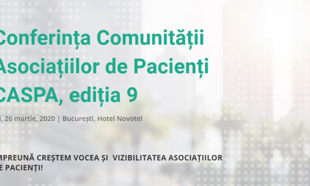 Au început înscrierile la întâlnirea de primăvară a Comunității Asociațiilor de Pacienți – CASPA