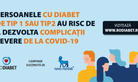 Portalul RoDiabet.ro demarează o campanie publică de informare și educare a persoanelor cu diabet pe timpul pandemiei COVID -19