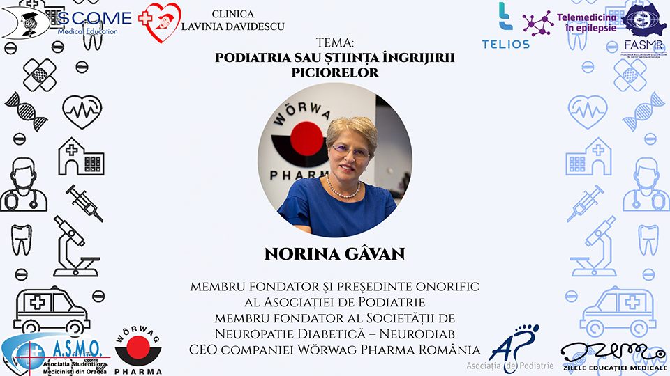 Webinar „Podiatria sau știința îngrijirii picioarelor”