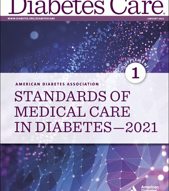 Asociația Americană a Diabetului (ADA) a lansat în 2021 noile standardele de îngrijire medicală în diabet