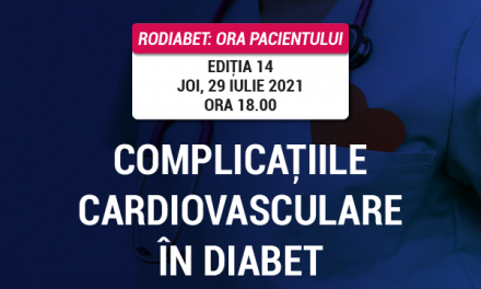 Ora Pacientului RoDiabet: Bolile cardiovasculare sunt o amenințare reală pentru pacientul cu diabet zaharat
