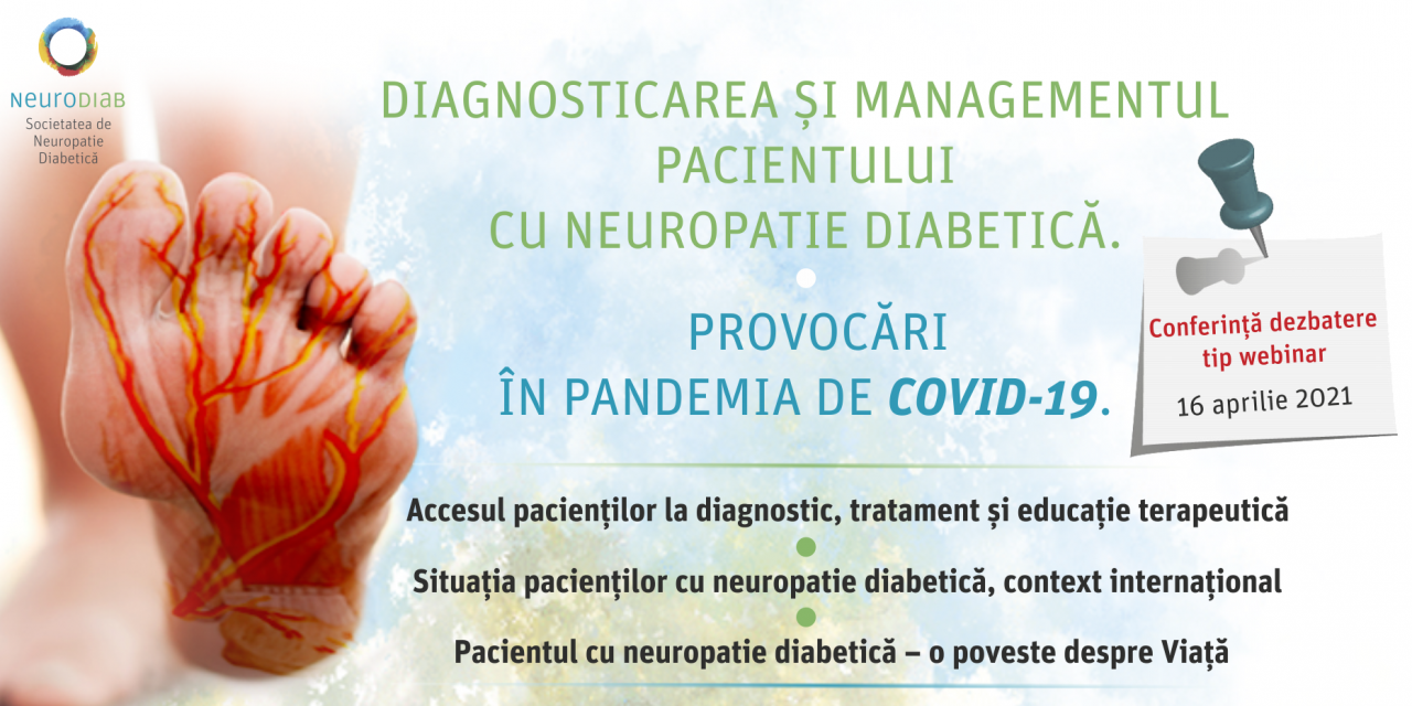 Diagnosticarea și managementul pacientului cu neuropatie diabetică. Provocări în pandemia de COVID-19