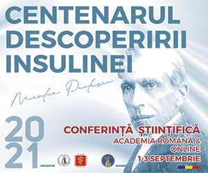 Conferința științifică „Centenarul Descoperirii Insulinei”: 1-3 septembrie