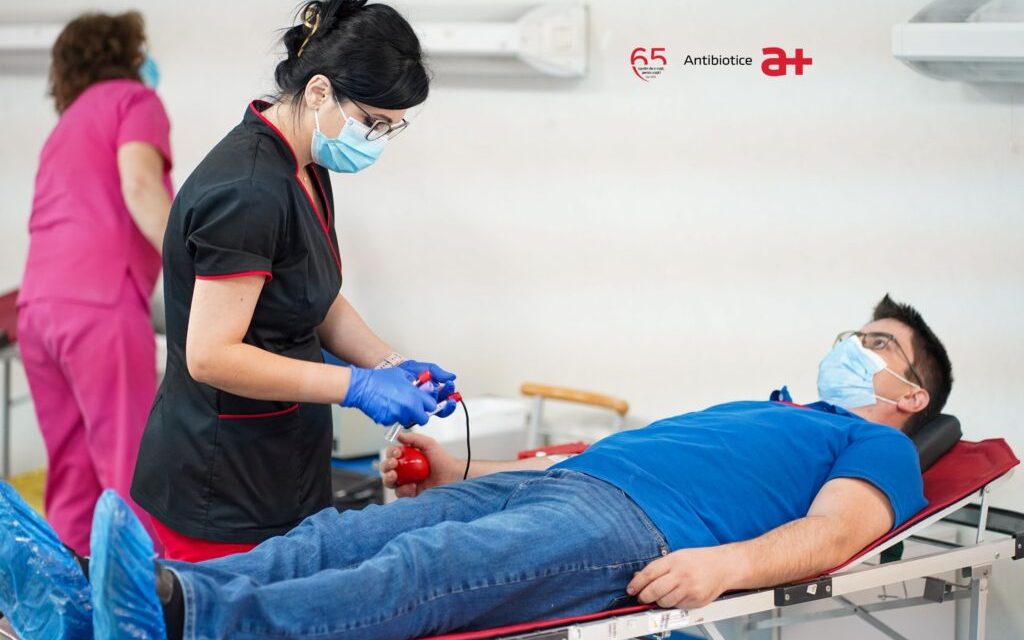 Voluntarii Antibiotice Iași donează sânge la cea de-a 20-a acțiune de donare organizată de companie