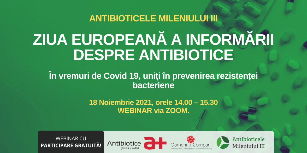 În vremuri de Covid 19, uniți în prevenirea rezistenței bacteriene