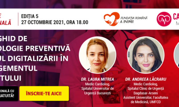 Prevenția primară și reabilitarea cardiacă ca formă de prevenție secundară, tema întâlnirii comunității OSC – CardiologieModernă din octombrie