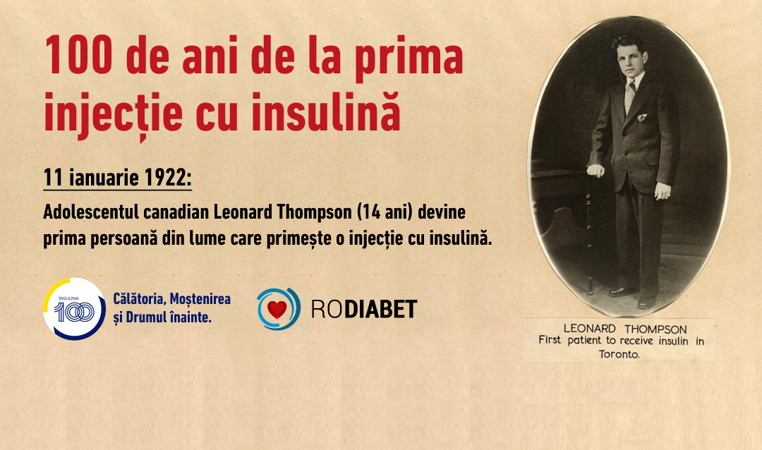 100 de ani de la administrarea primei injecții cu insulină