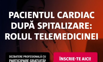 Despre rolul telemedicinei în viața pacientului cardiac după spitalizare, la întâlnirea CardiologieModerna.ro din 24 martie