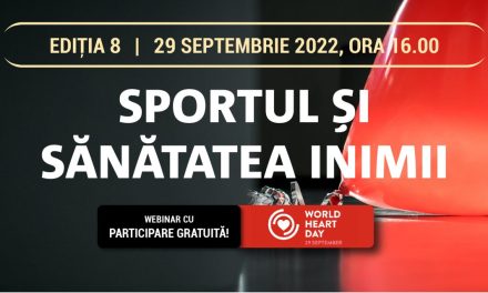 Pe 29 septembrie, de Ziua Mondială a Inimii, vorbim despre ”Sport și sănătatea inimii”