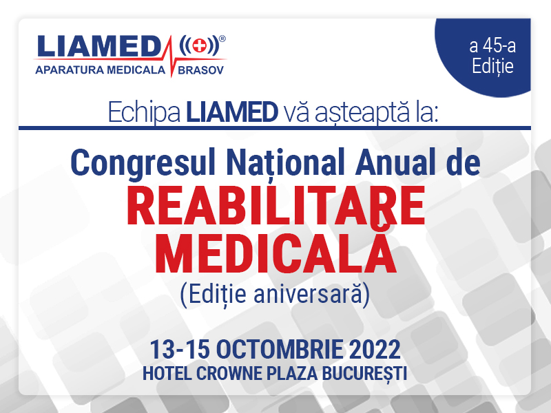 LIAMED aduce noi tehnologii la Congresul Național Anual de Reabilitare Medicală