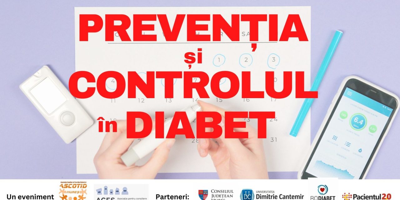 Prevenția și controlul în diabet: tema conferinței ASCOTID din 12 noiembrie 2022