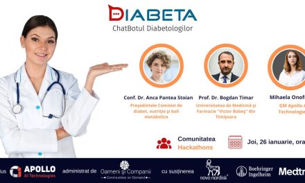 Aplicația Diabeta, chatbotul diabetologilor, va fi prezentată în întâlnirea comunității Hackathons