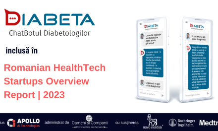 Diabeta – chatbotul diabetologilor, inclusă în Romanian HealthTech Startups Overview Report