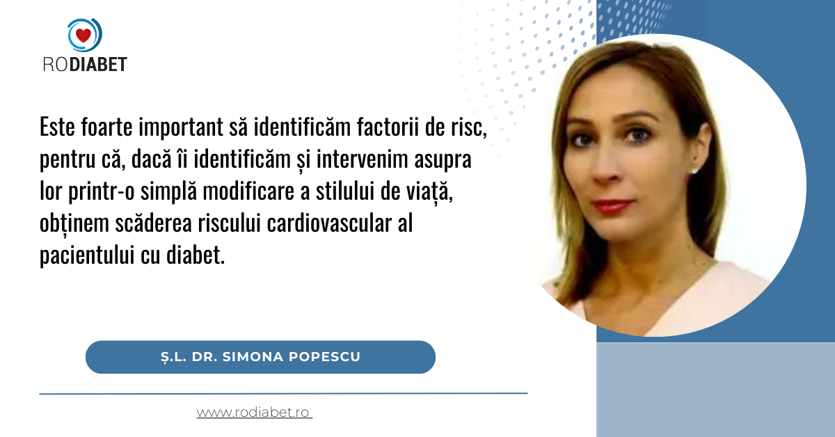 Ș.L.Dr. Simona Popescu: Este foarte important ca pacienții cu diabet să își schimbe stilul de viață, prin dietă și mișcare