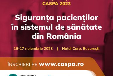 Continuăm înscrierile la Conferința Comunității Asociațiilor de Pacienți – Caspa.ro