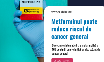 Metforminul poate reduce riscul de cancer general