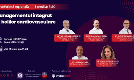 Conferința fizică „Managementul integrat al bolilor cardiovasculare”, creditată cu 5 puncte EMC de către Colegiul Medicilor din România