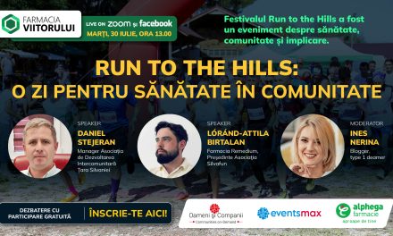 Află despre ”Run to the hills: festivalul sănătății în comunitate” la webinarul Farmacia Viitorului