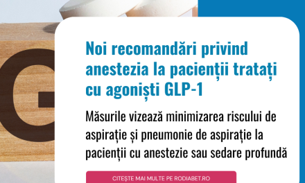 Noi recomandări privind anestezia la pacienții tratați cu agoniști GLP-1