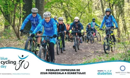 Blue Cycling Day – Pedalăm împreună de Ziua Mondială a Diabetului