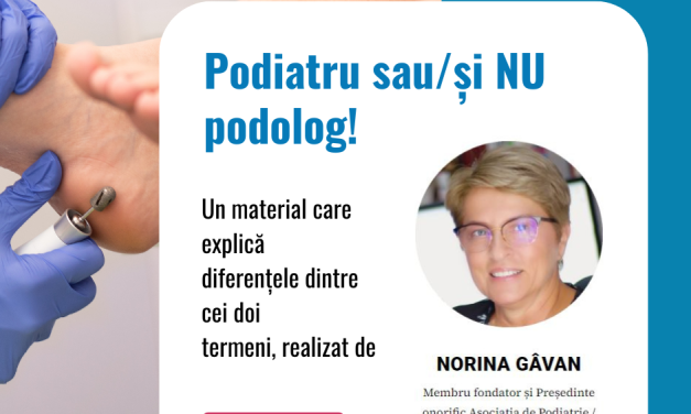 Podiatru sau/și NU podolog!