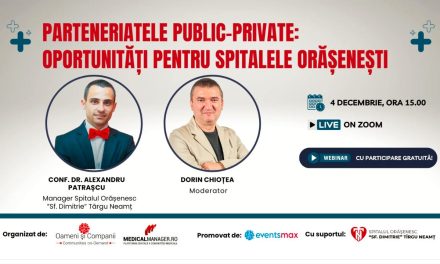 Webinar „Parteneriatele Public-Private: Oportunități pentru Spitalele Orășenești”