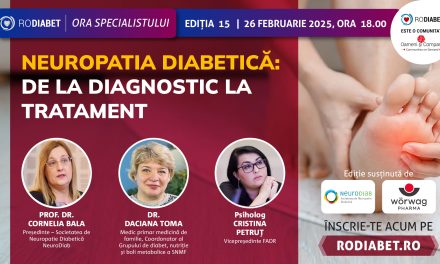 Neuropatia diabetică: De la diagnostic la management – Înscrie-te la webinarul Ora Specialistului Rodiabet!